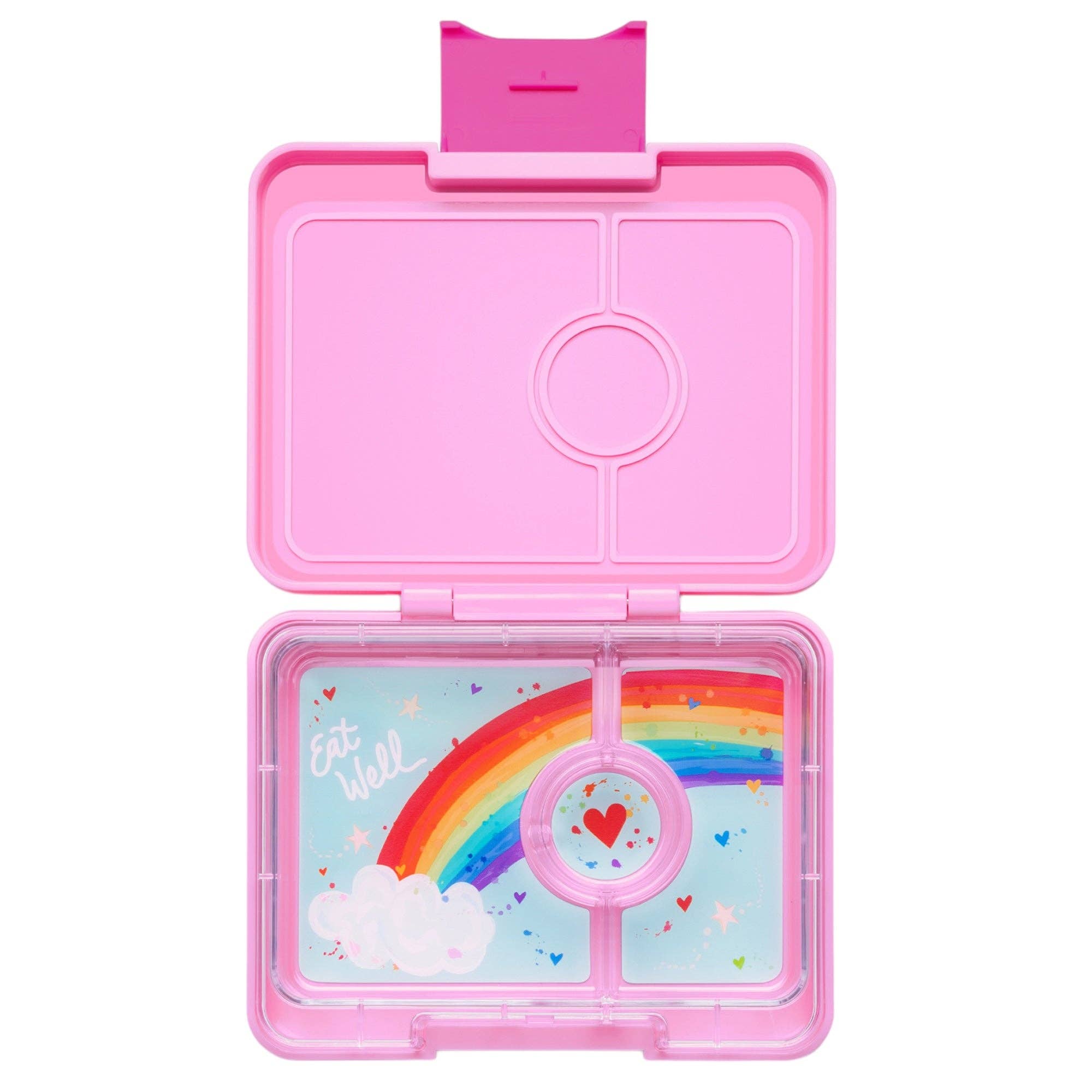 Kleine Bento-Lunchbox Power Pink (Regenbogen) in Snackgrösse