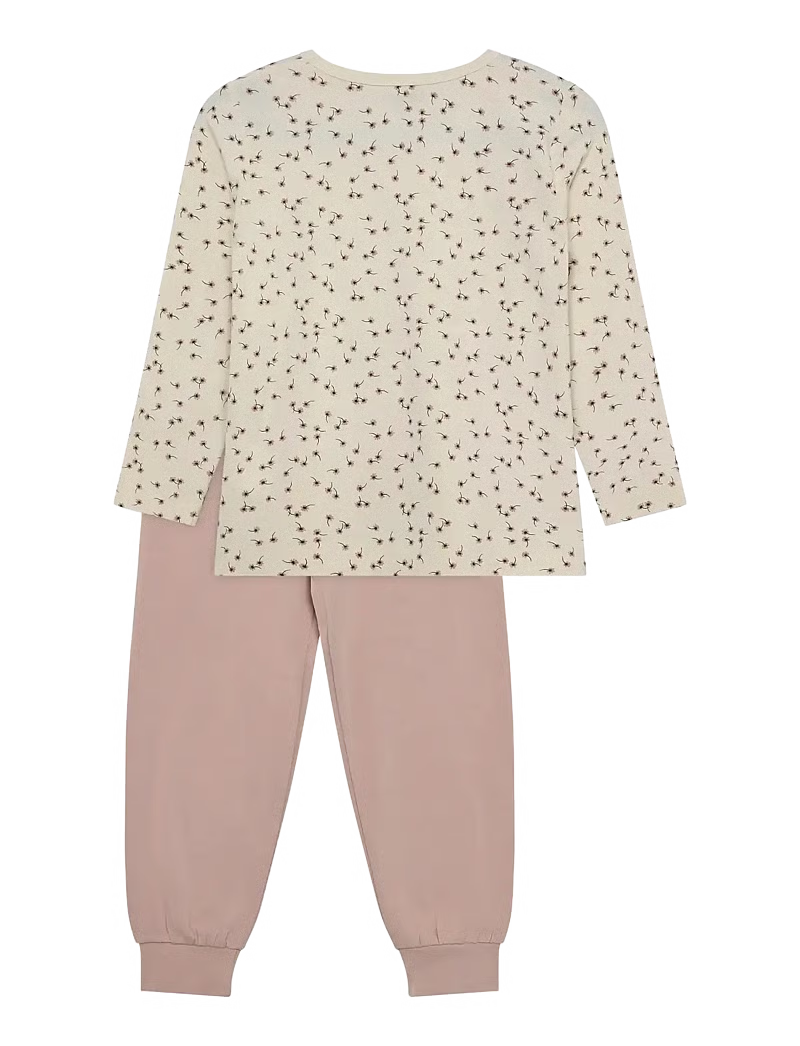 Summer Pyjamas Set Blumenmuster Langarm aus Bambus - nila kids