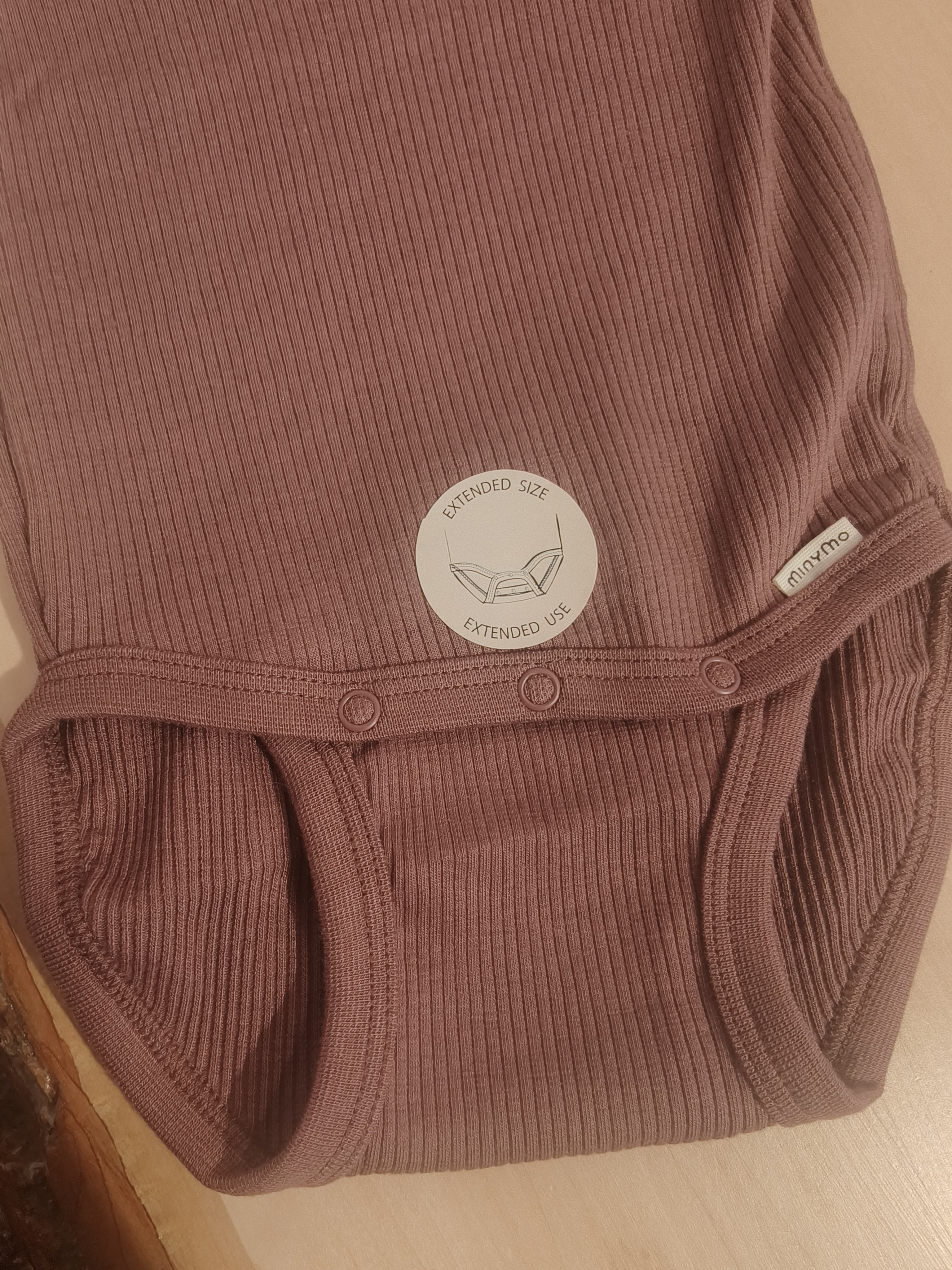 Body langarm Tencel - Altrosa - nila kids